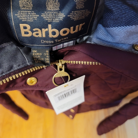 Barbour Millfire Diamond Hooded Jacket - Picture 4 of 4